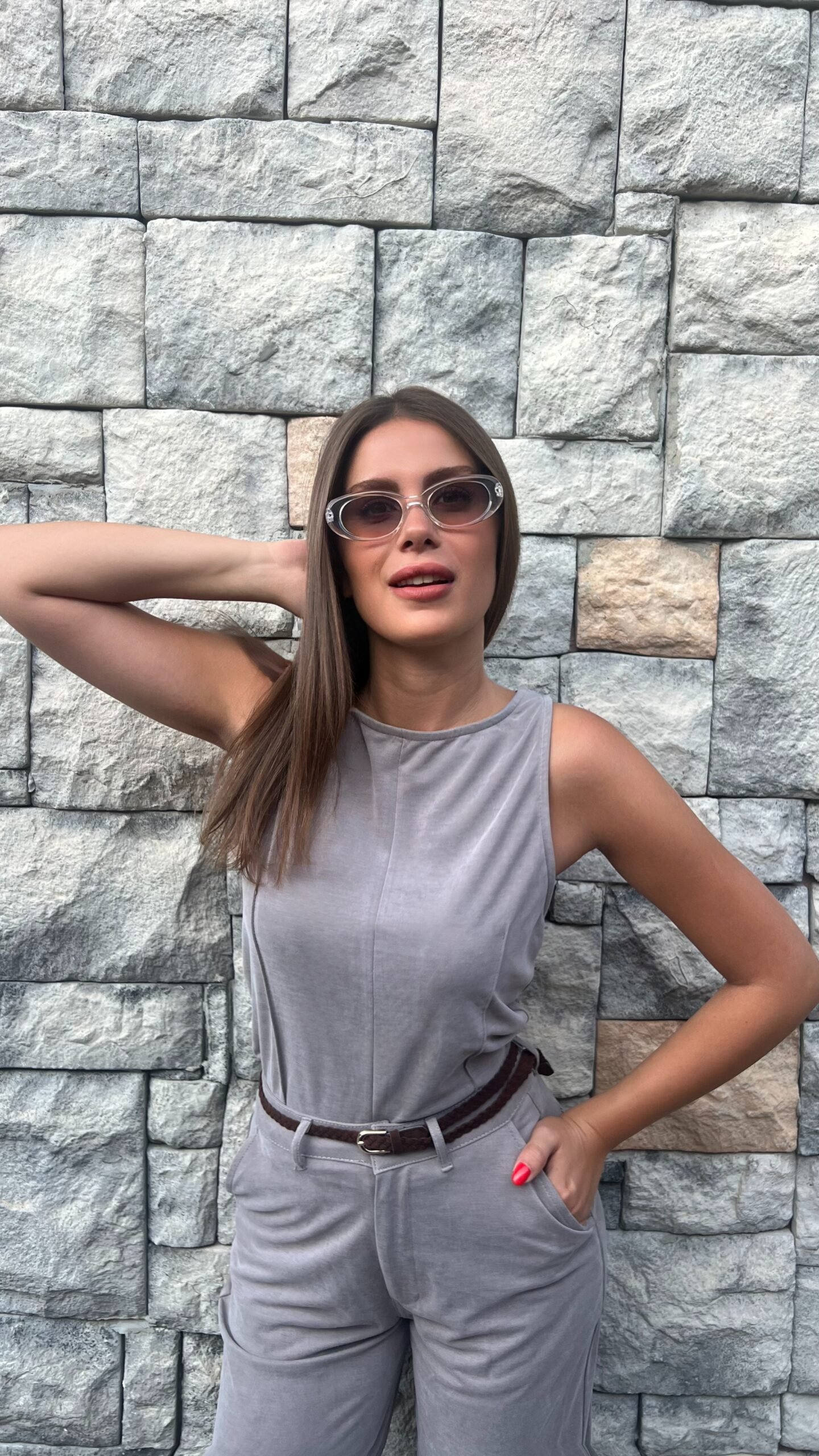 Vizon Kemerli Dökümlü İkili Takım - Görsel 3